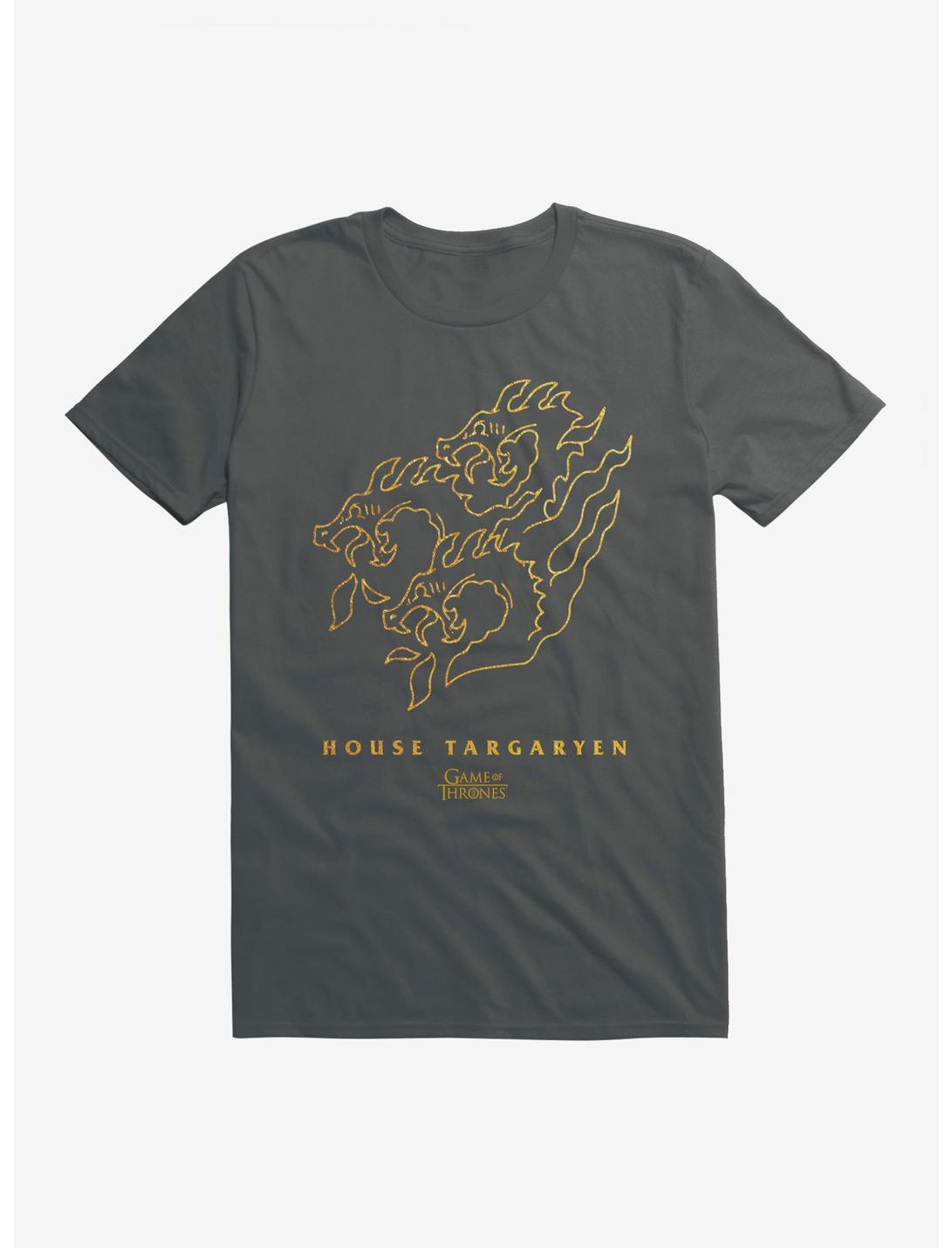 Game Of Thrones Targaryen Sigil T-Shirt, CHARCOAL, hi-res