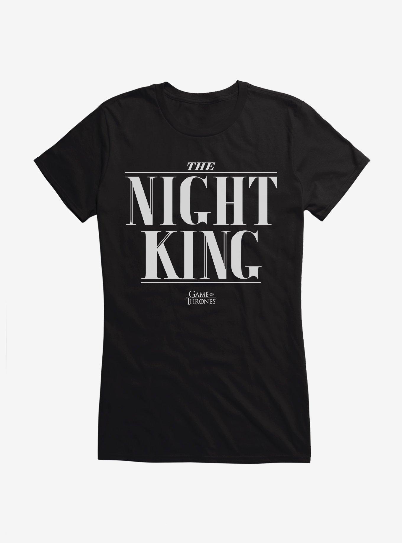 Game Of Thrones Bold Font Night King Girls T-Shirt, , hi-res