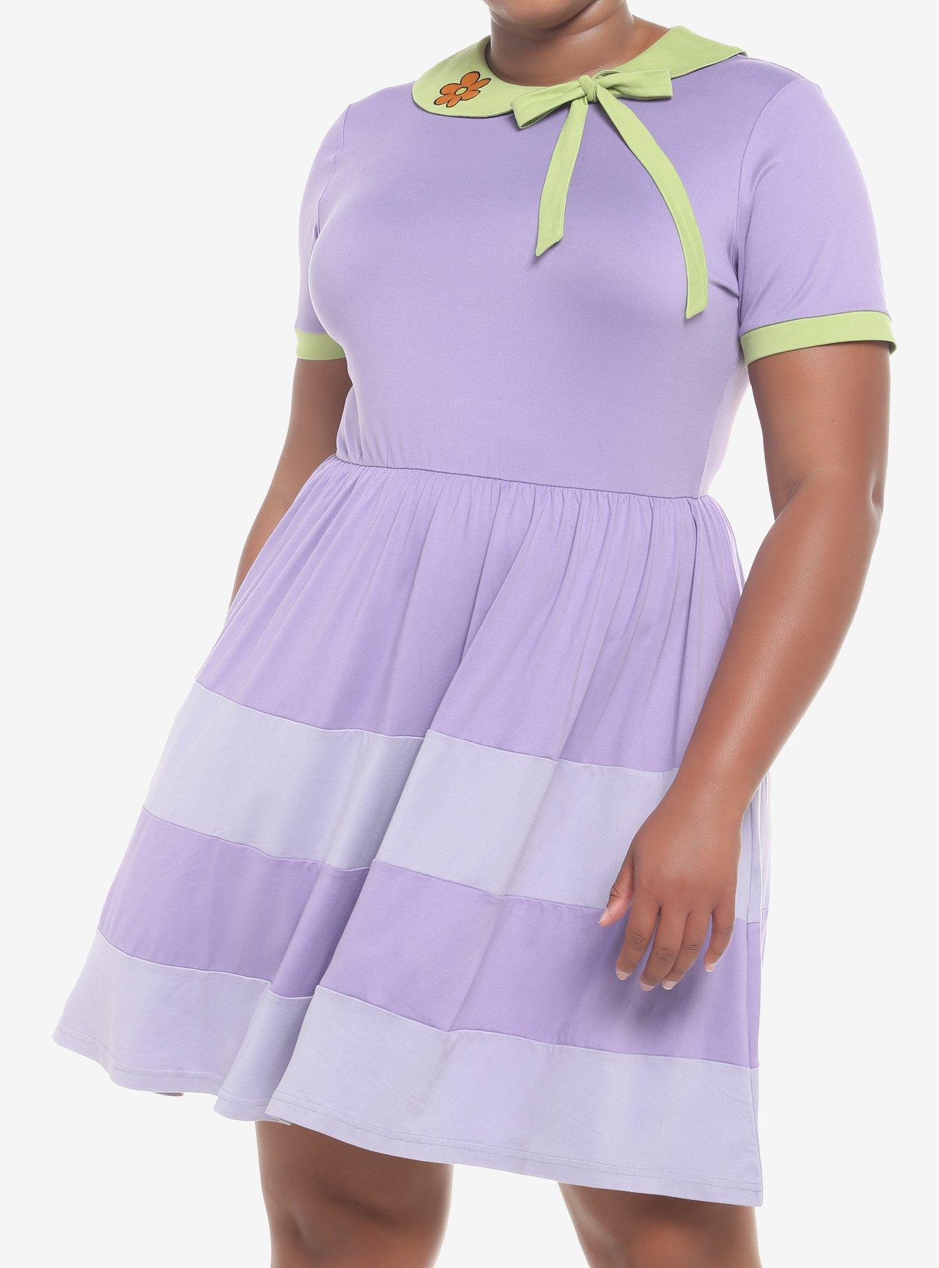 Scooby-Doo! Daphne Lavender Dress Plus Size, MULTI, hi-res