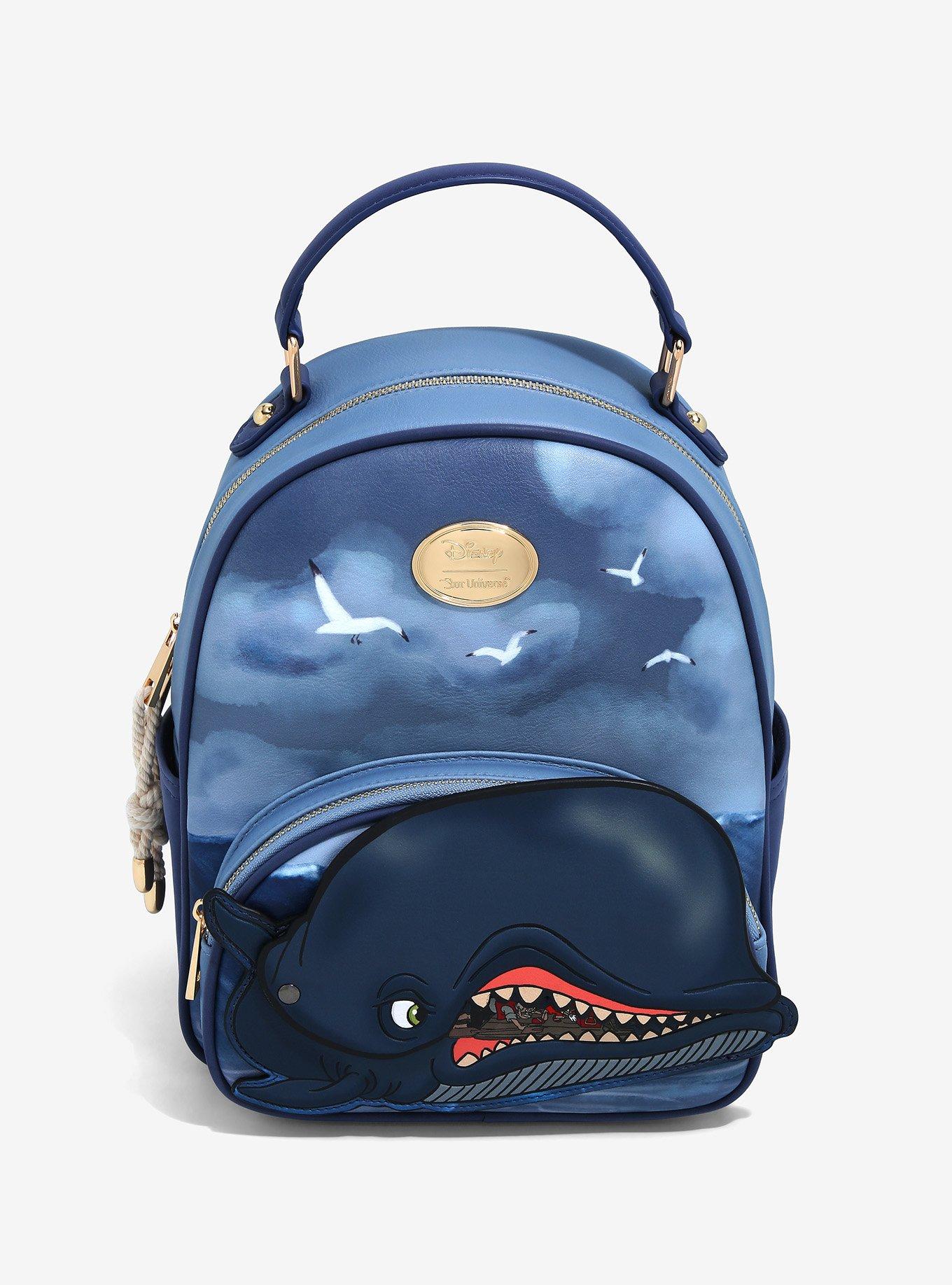 Shark Bite Mini Backpack, Navy