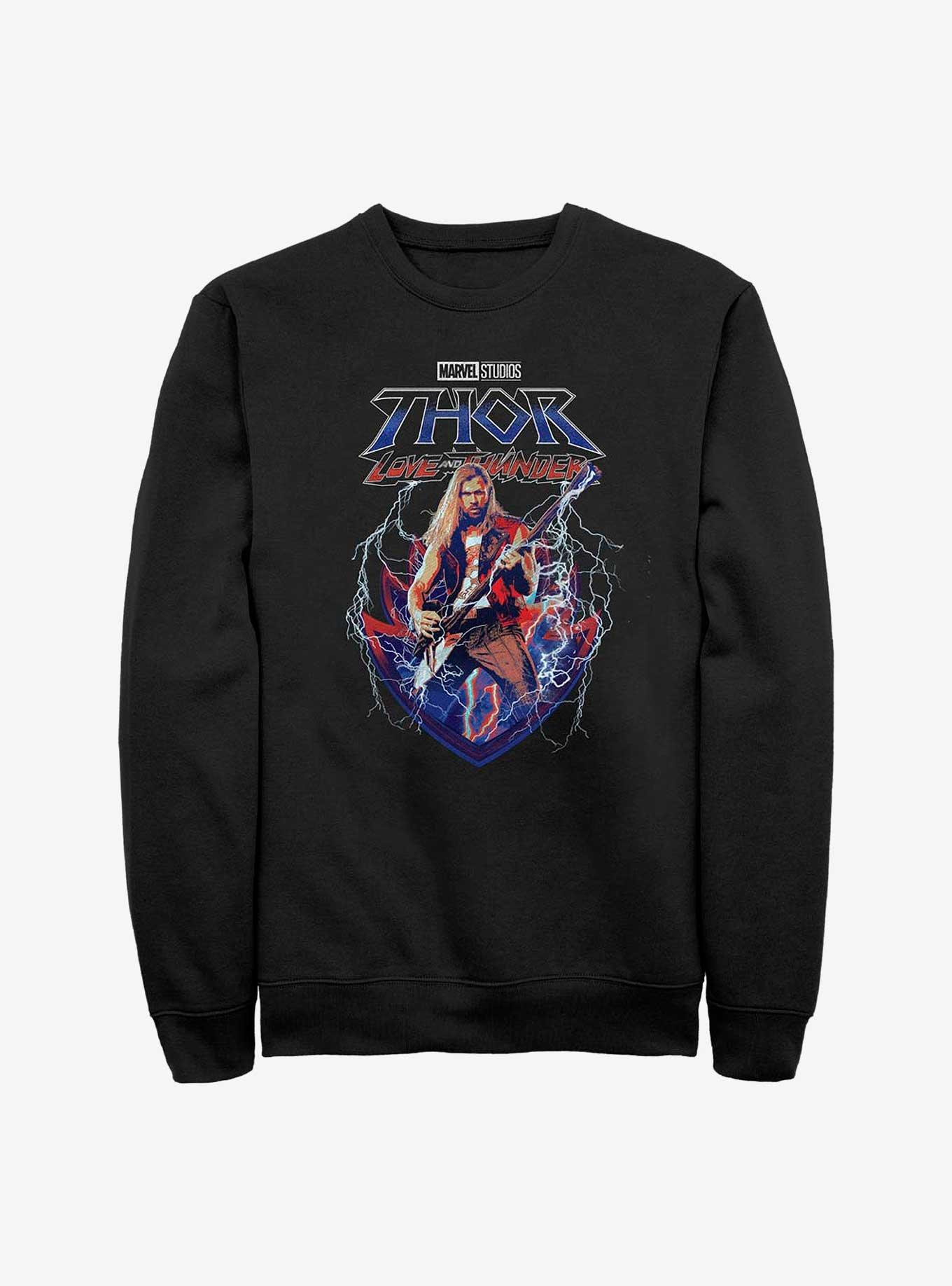 Marvel Thor: Love And Thunder Rock On Sweatshirt, BLACK, hi-res