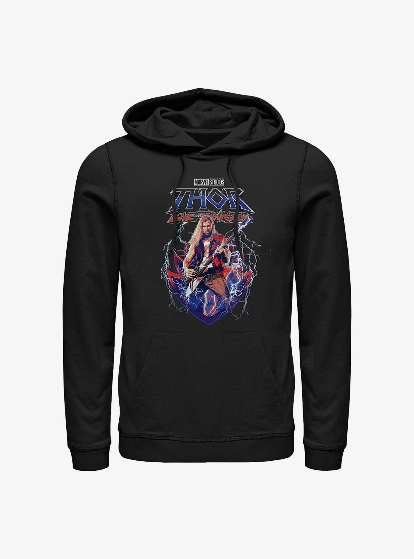 Marvel Thor: Love And Thunder Rock On Hoodie, BLACK, hi-res