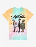 Gorillaz Group Tie-Dye Boyfriend Fit Girls T-Shirt, MULTI, hi-res