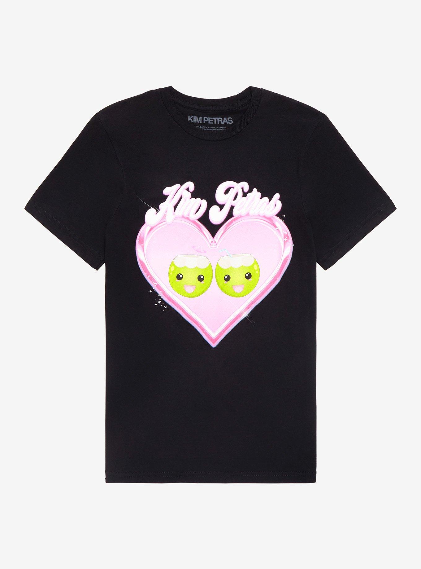 Kim Petras Coconuts Boyfriend Fit Girls T-Shirt, BLACK, hi-res