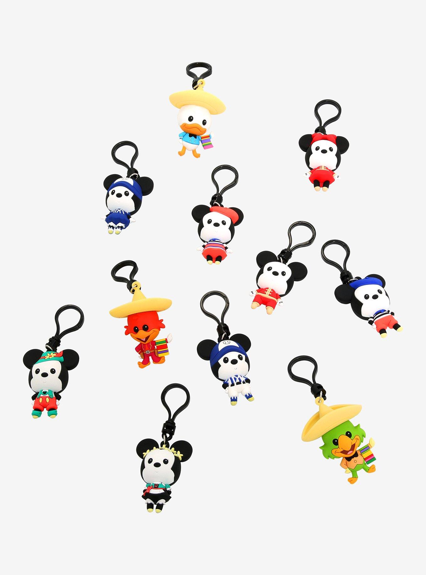 Disney 100 Platinum NEW * Mickey Clip * Blind Bag Monogram Key Chain