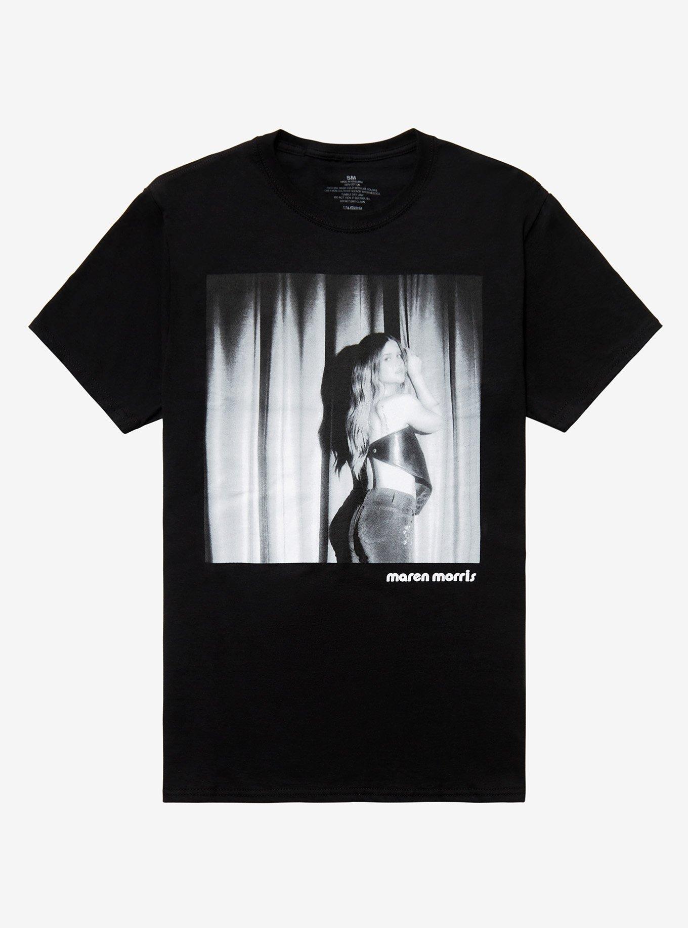 Maren Morris Photo Boyfriend Fit Girls T-Shirt, CREAM, hi-res