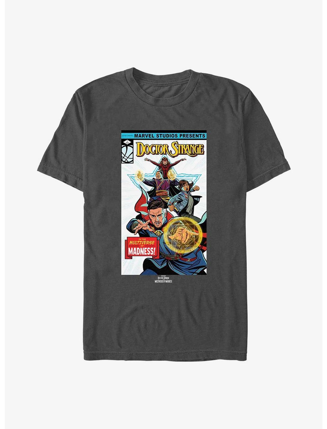 Marvel Doctor Strange In The Multiverse Of Madness Classic Comic Cover T-Shirt, CHARCOAL, hi-res