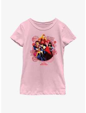 Marvel Doctor Strange In The Multiverse Of Madness Badge Of Heroes Youth Girls T-Shirt, , hi-res