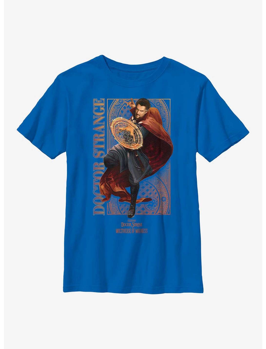 Marvel Doctor Strange In The Multiverse Of Madness Spellcaster Youth T-Shirt, ROYAL, hi-res