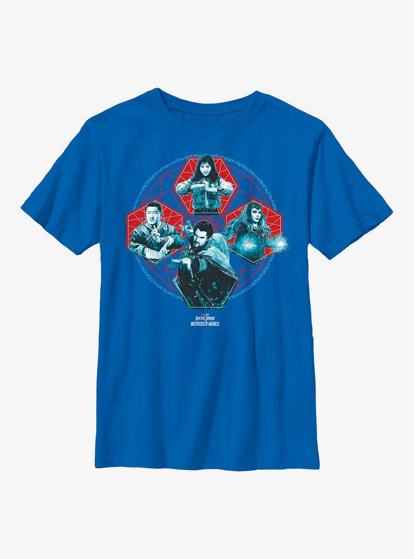 Marvel Doctor Strange In The Multiverse Of Madness Squad Youth T-Shirt, ROYAL, hi-res
