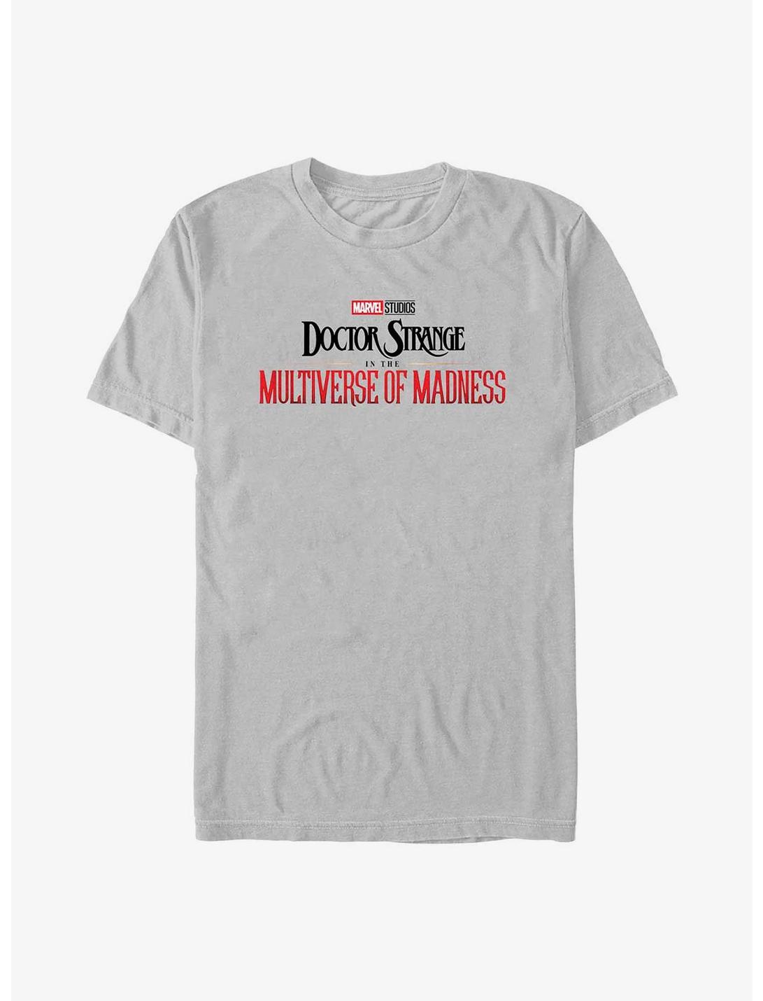 Marvel Doctor Strange In The Multiverse Of Madness Main Logo T-Shirt, SILVER, hi-res