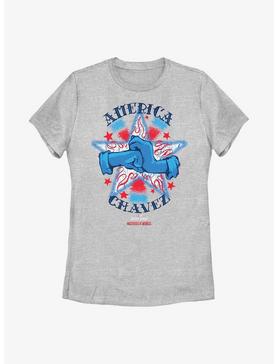 Marvel Doctor Strange In The Multiverse Of Madness America Chavez Logo Womens T-Shirt, , hi-res
