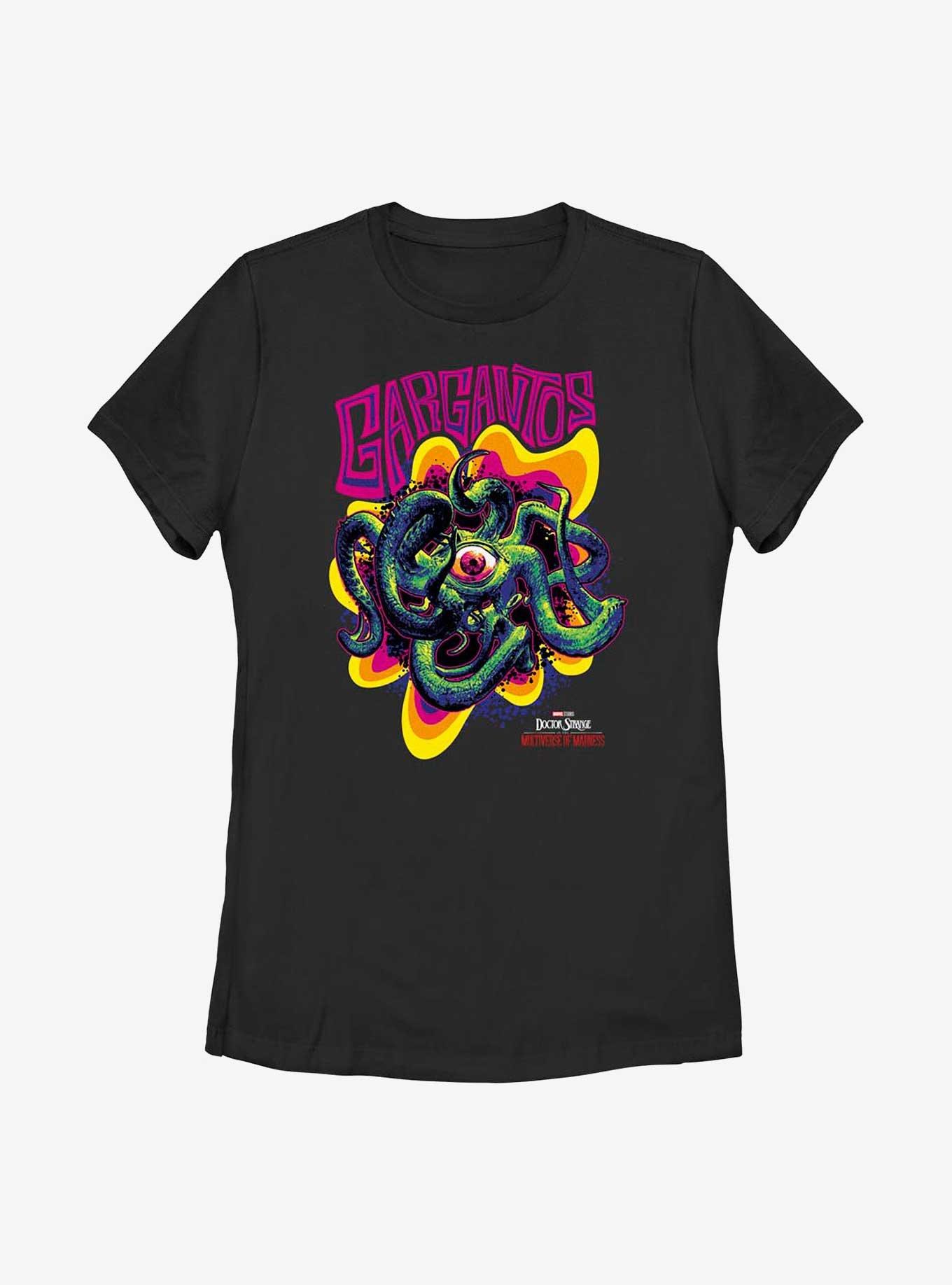 Marvel Doctor Strange In The Multiverse Of Madness Colorful Gargantos Womens T-Shirt, BLACK, hi-res