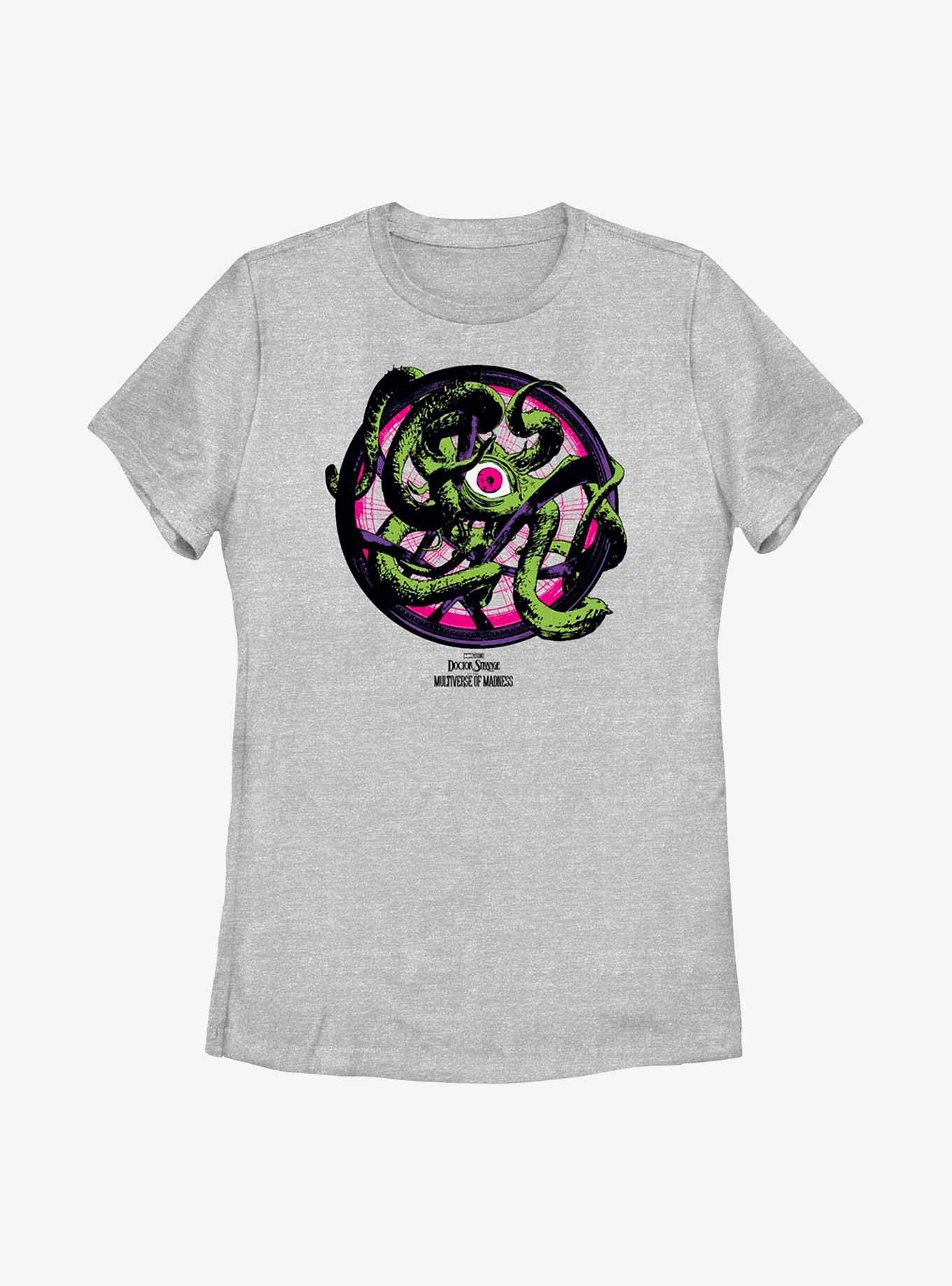 Marvel Doctor Strange In The Multiverse Of Madness Gargantos Attack Womens T-Shirt, ATH HTR, hi-res