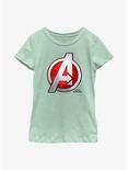 Marvel Doctor Strange In The Multiverse Of Madness Avengers Logo Youth Girls T-Shirt, MINT, hi-res