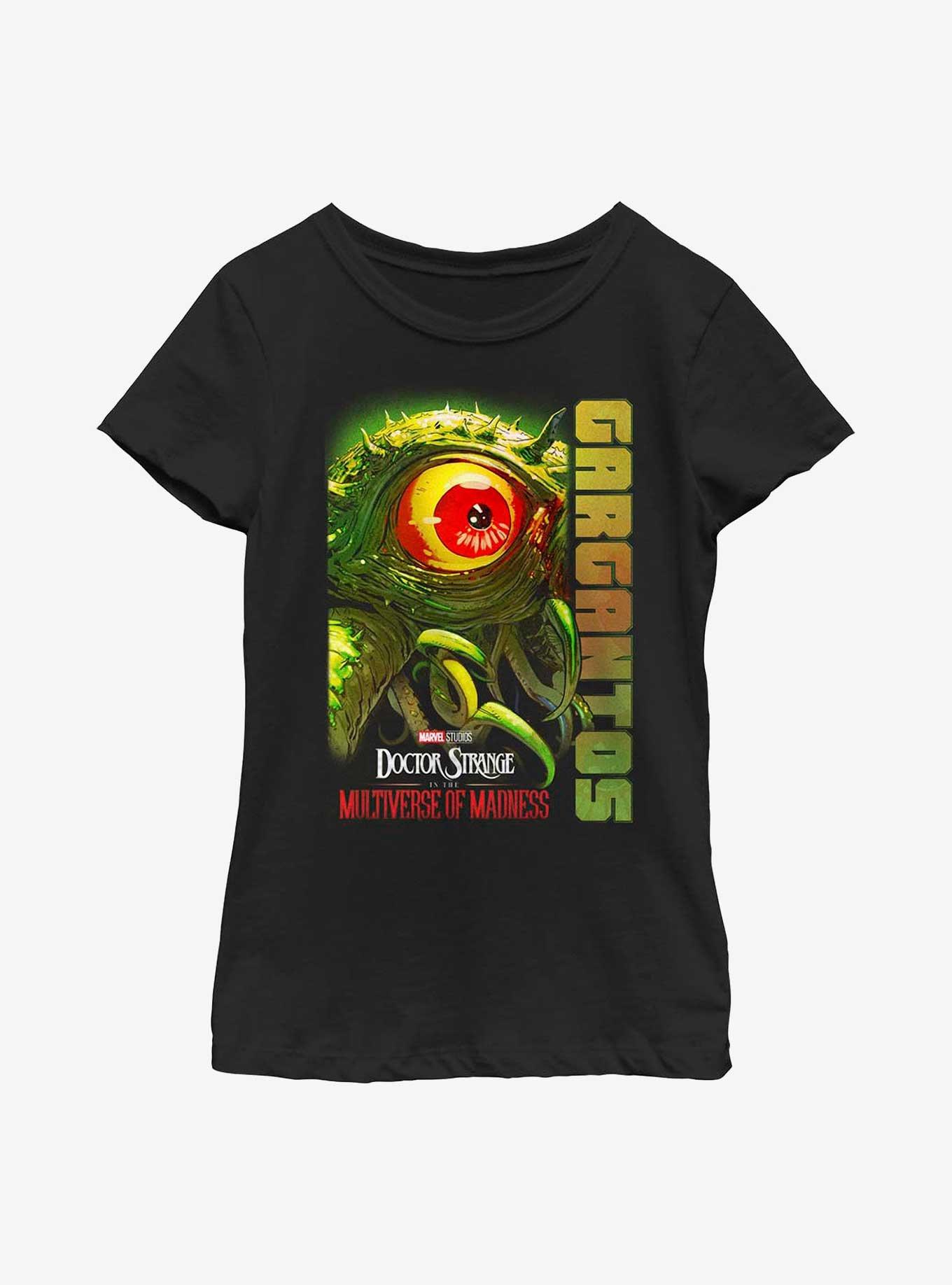Marvel Doctor Strange In The Multiverse Of Madness Gargantos Eye Youth Girls T-Shirt, BLACK, hi-res view 1