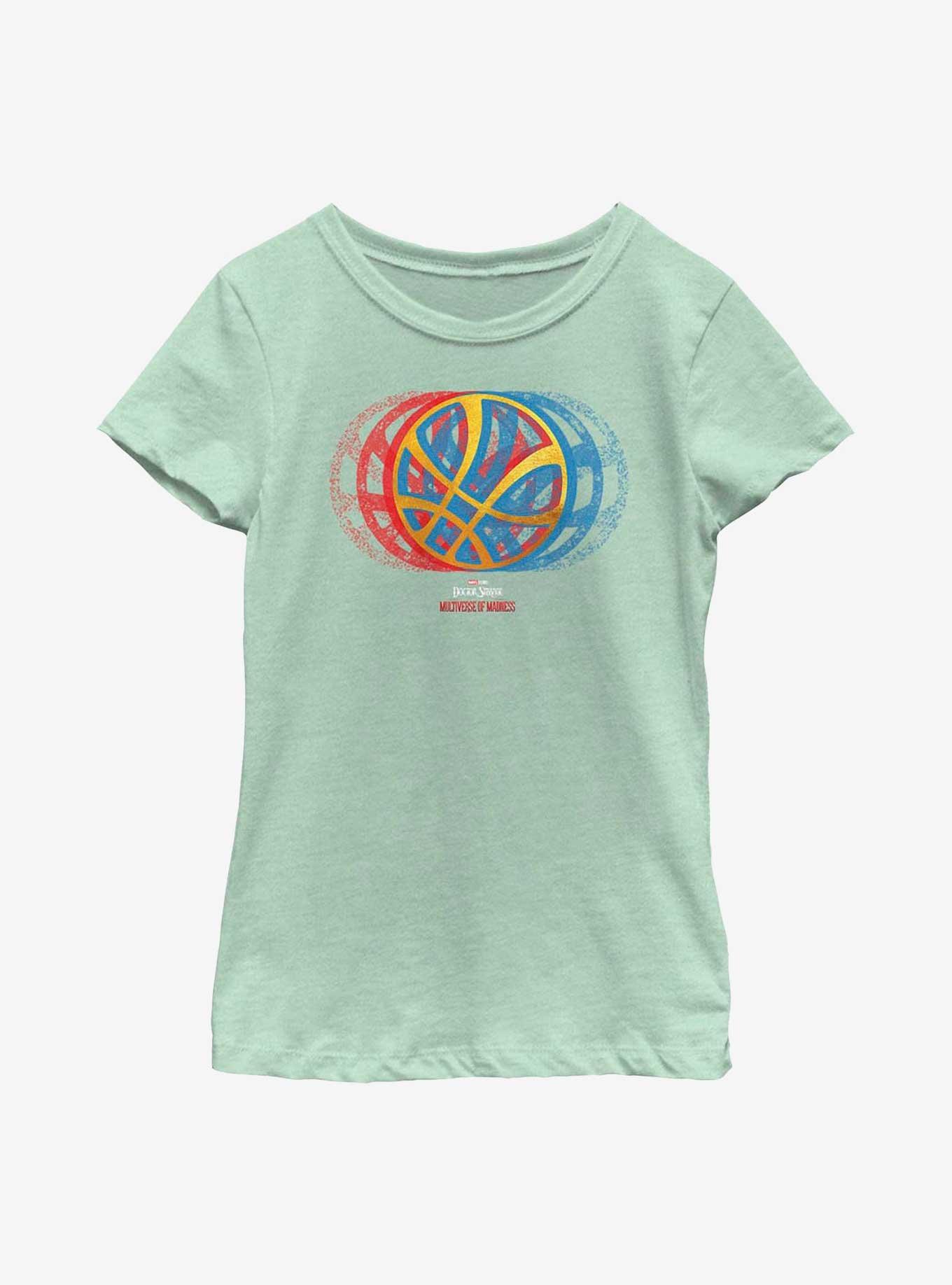 Marvel Doctor Strange In The Multiverse Of Madness Gradient Seal Youth Girls T-Shirt, MINT, hi-res