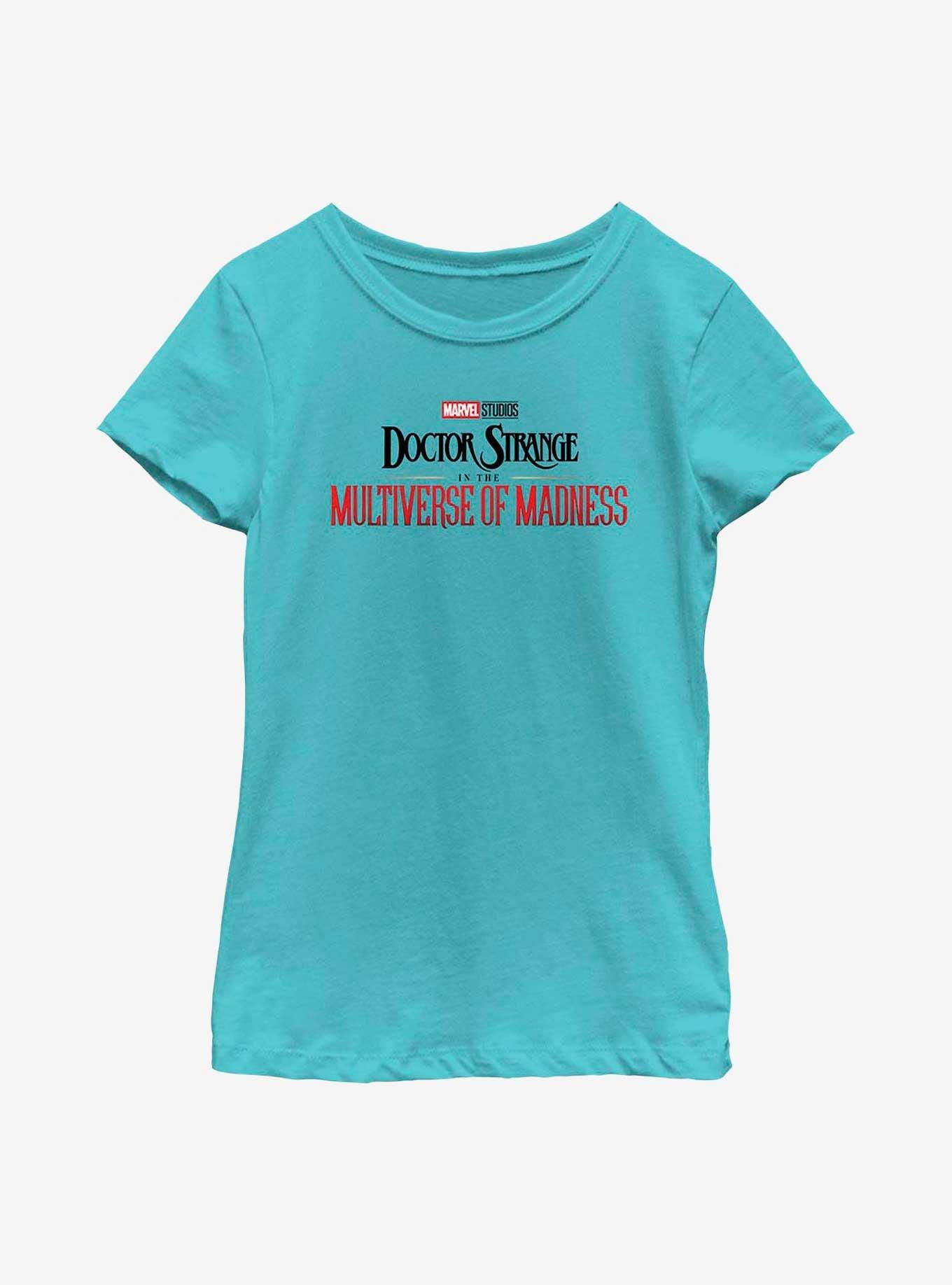 Marvel Doctor Strange In The Multiverse Of Madness Main Logo Youth Girls T-Shirt, , hi-res