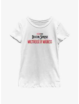 Marvel Doctor Strange In The Multiverse Of Madness Main Logo Youth Girls T-Shirt, , hi-res