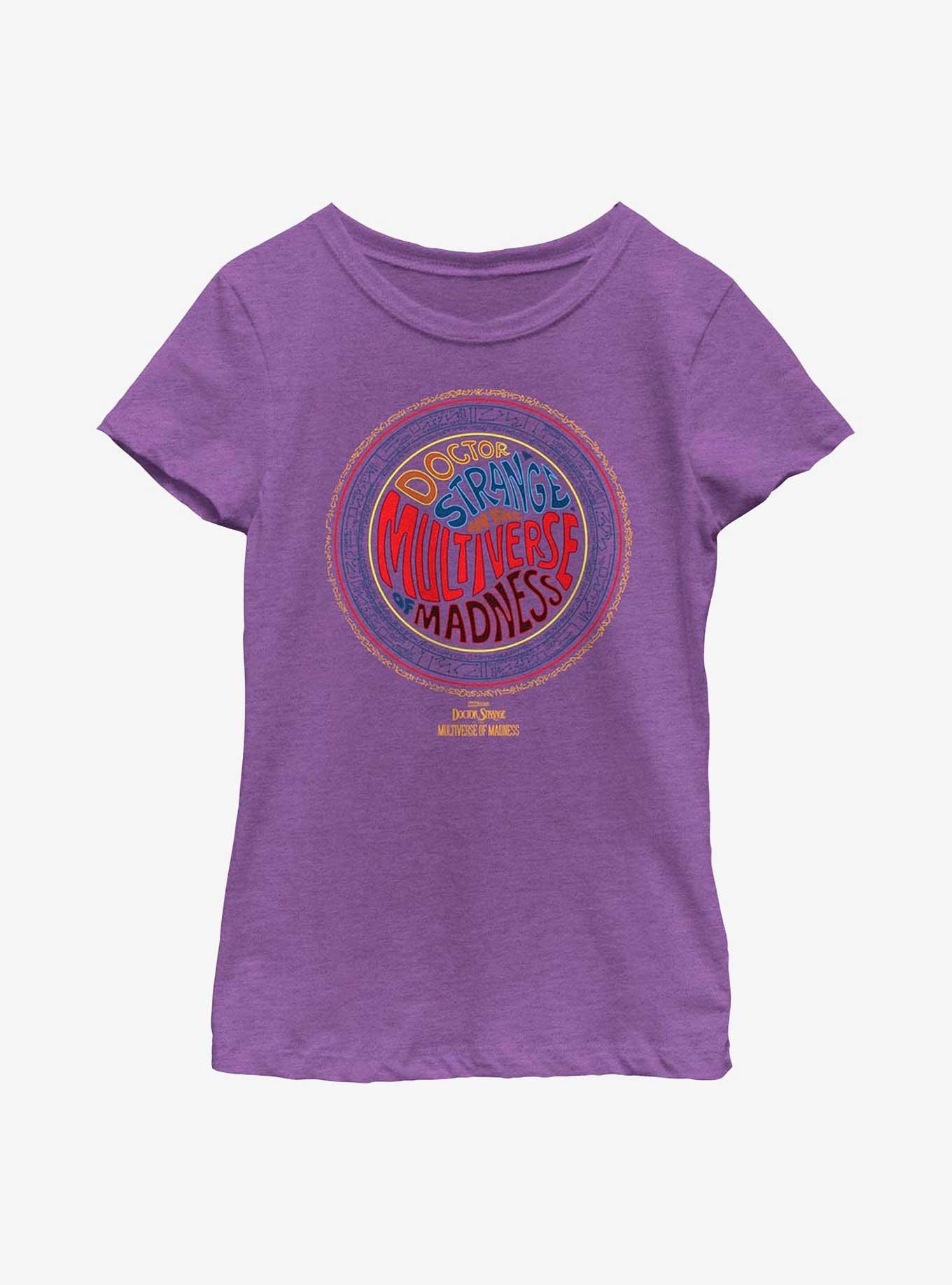 Marvel Doctor Strange In The Multiverse Of Madness Groovy Seal Youth Girls T-Shirt, PURPLE BERRY, hi-res