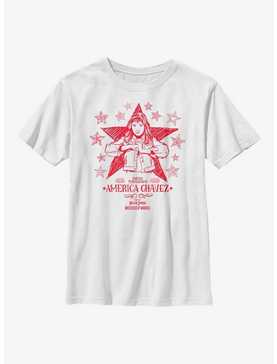 Marvel Doctor Strange In The Multiverse Of Madness Doodle America Chavez Youth T-Shirt, , hi-res