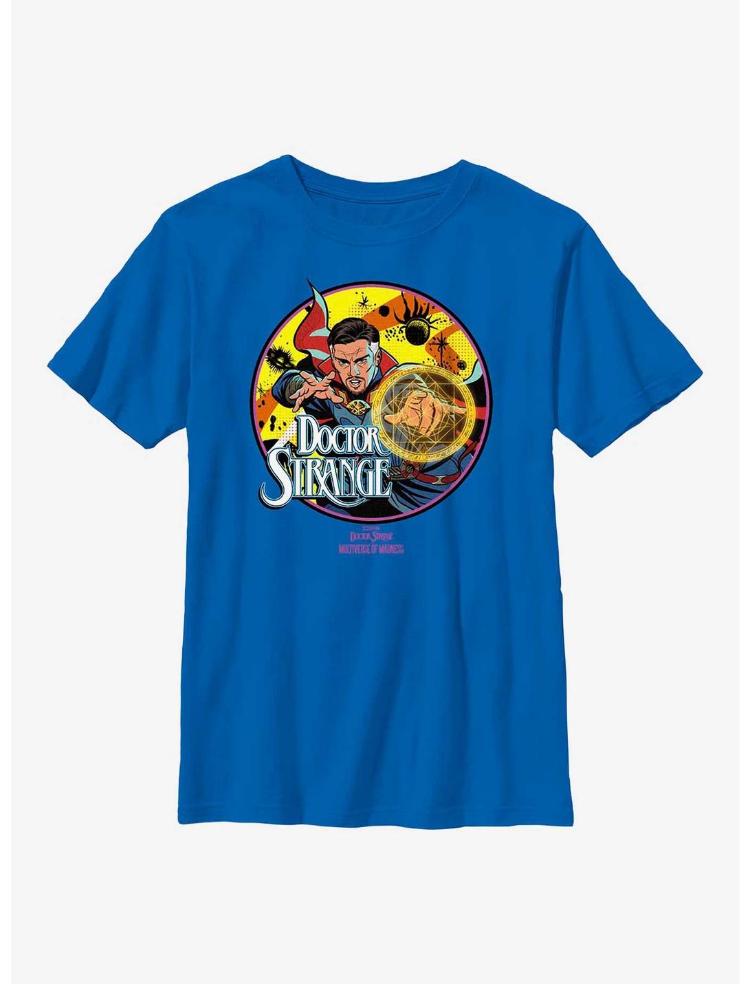Marvel Doctor Strange In The Multiverse Of Madness Hero Badge Youth T-Shirt, ROYAL, hi-res