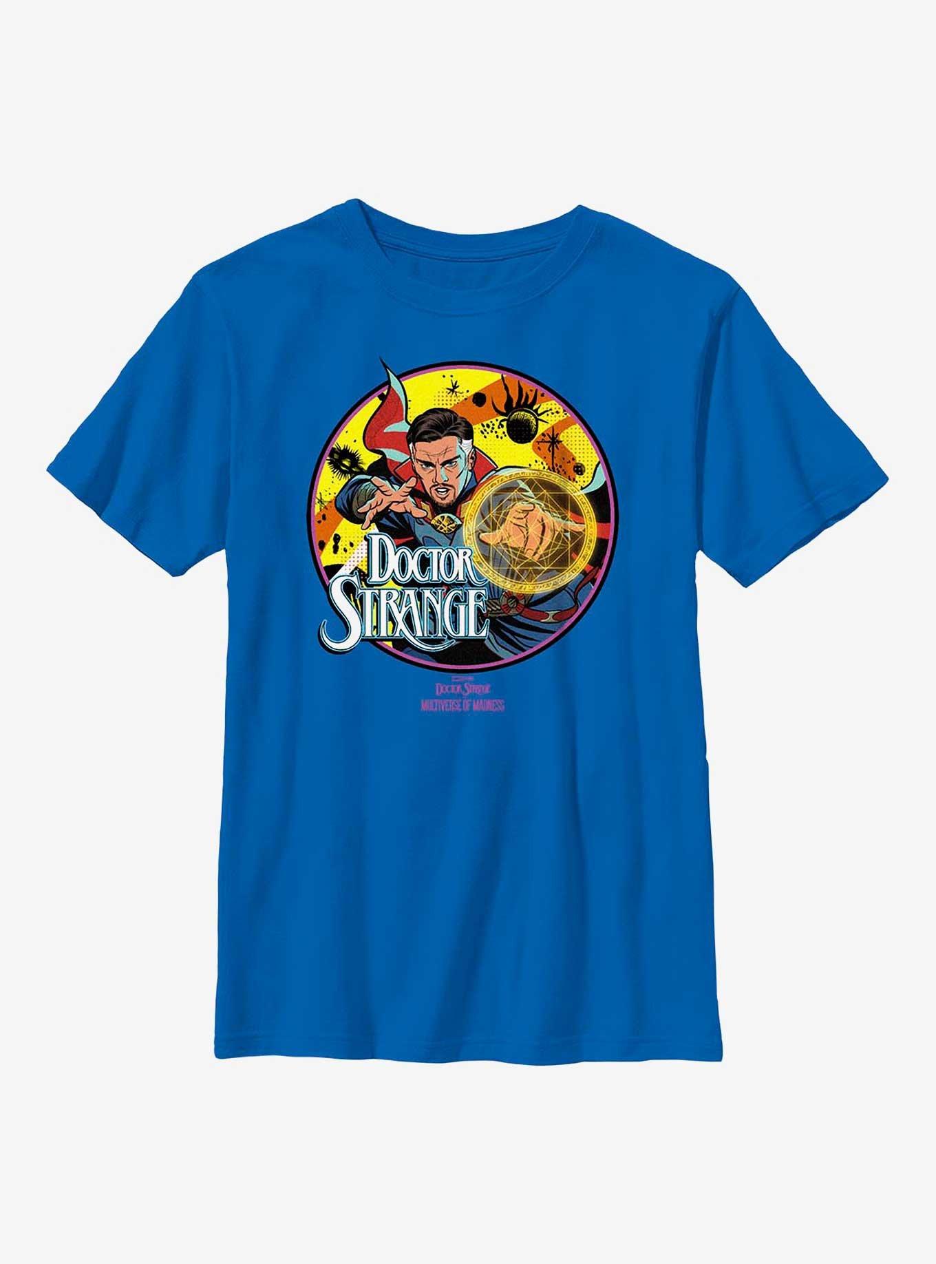 Marvel Doctor Strange In The Multiverse Of Madness Hero Badge Youth T-Shirt, ROYAL, hi-res