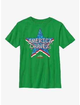 Marvel Doctor Strange In The Multiverse Of Madness Star America Chavez Youth T-Shirt, , hi-res