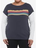 Her Universe Doctor Who Thirteenth Doctor Girls Twofer Long-Sleeve T-Shirt Plus Size, MULTI, hi-res