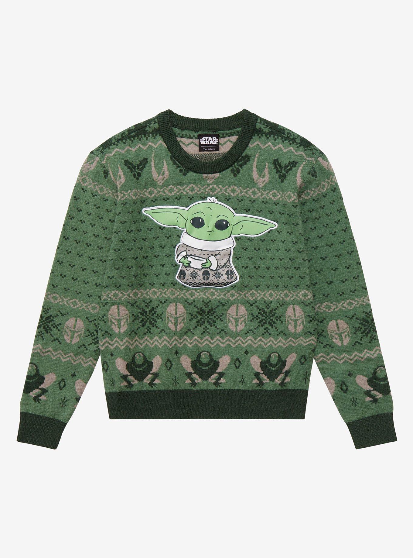 Star Wars: The Mandalorian Grogu Holiday Sweater Ceramic Camper