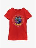 Marvel Doctor Strange In The Multiverse Of Madness Runes Badge Youth Girls T-Shirt, RED, hi-res