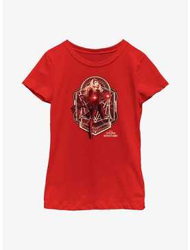 Marvel Doctor Strange In The Multiverse Of Madness Scarlet Witch Magic Youth Girls T-Shirt, , hi-res