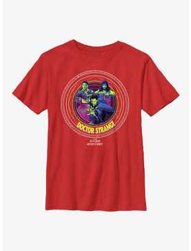 Marvel Doctor Strange In The Multiverse Of Madness Runes Badge Youth T-Shirt, , hi-res