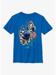 Marvel Doctor Strange In The Multiverse Of Madness Groovy Dr. Strange & Wong Youth T-Shirt, ROYAL, hi-res