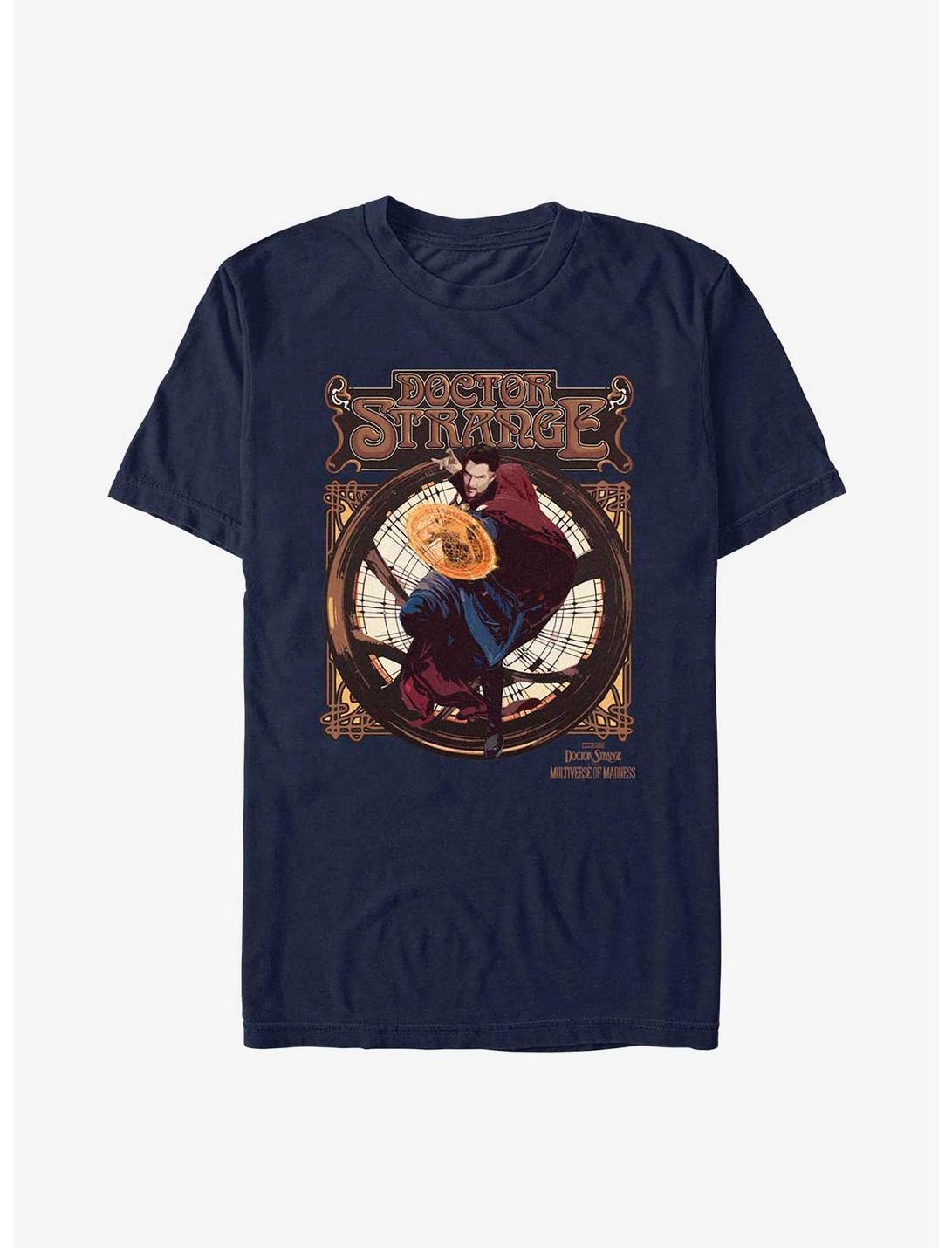Marvel Doctor Strange In The Multiverse Of Madness Retro Seal T-Shirt, NAVY, hi-res