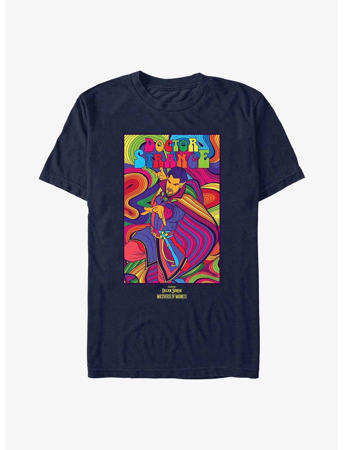 Marvel Doctor Strange In The Multiverse Of Madness Psychadelic T-Shirt, NAVY, hi-res