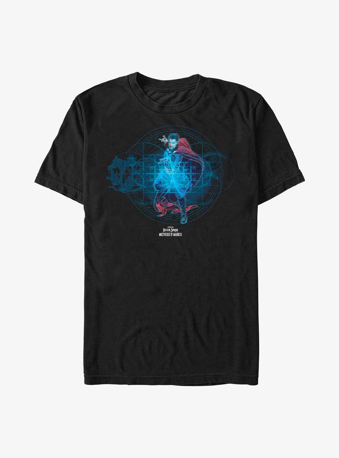 Marvel Doctor Strange In The Multiverse Of Madness World Portal T-Shirt, BLACK, hi-res