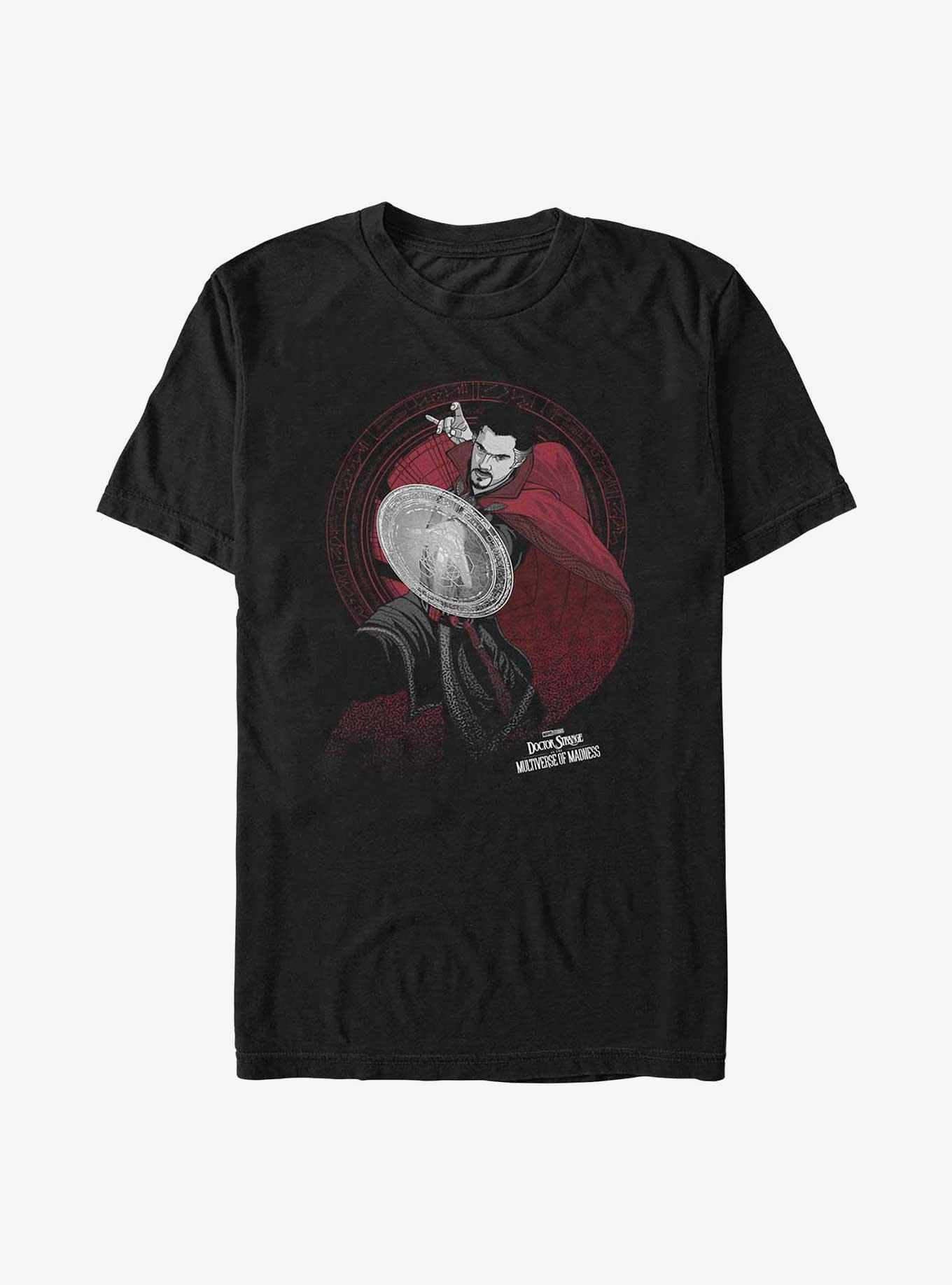 Marvel Doctor Strange In The Multiverse Of Madness Portal Spell T-Shirt, BLACK, hi-res
