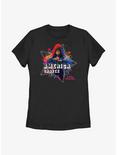 Marvel Doctor Strange In The Multiverse Of Madness America Chavez Paint Womens T-Shirt, BLACK, hi-res