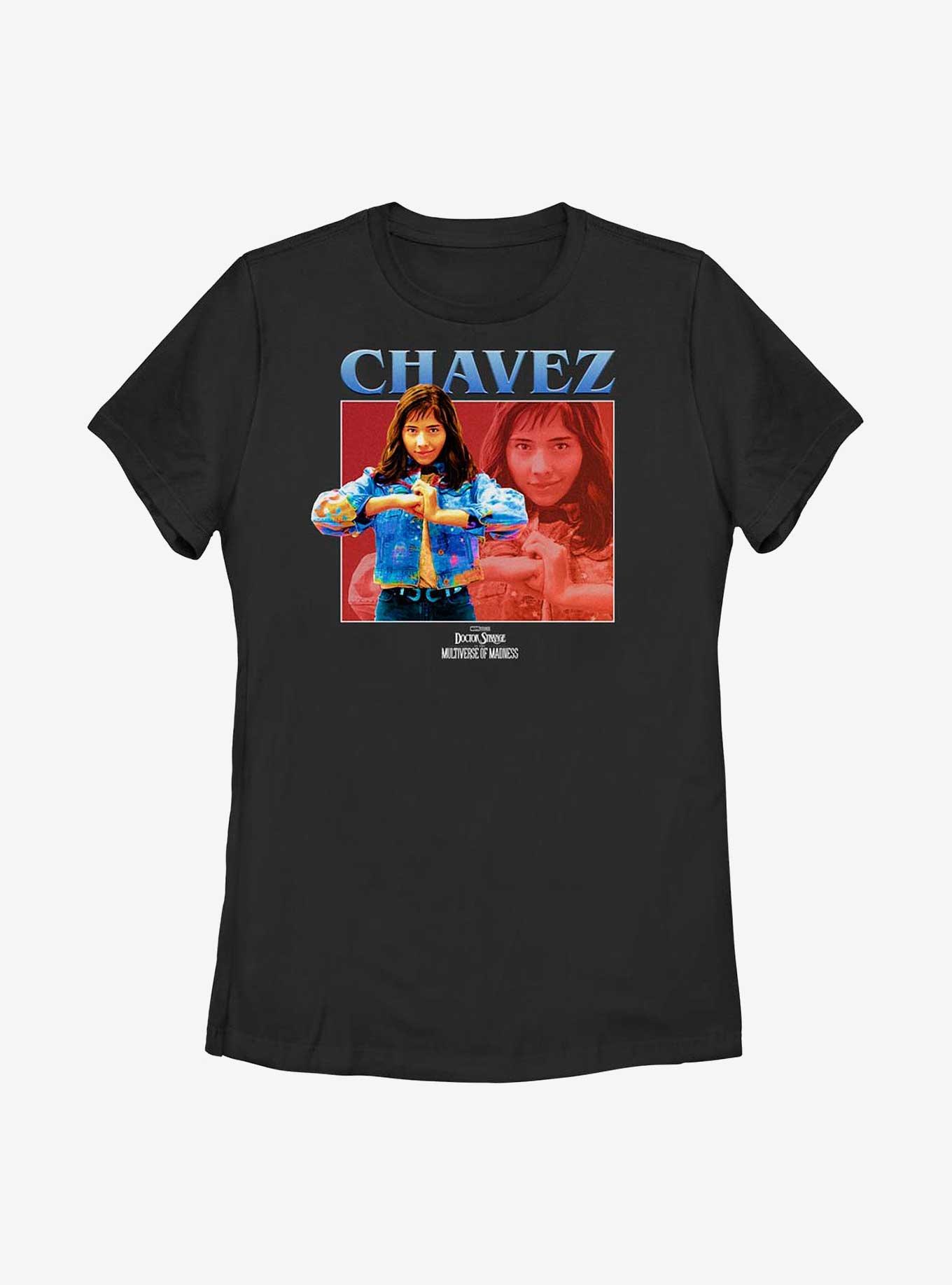Marvel Doctor Strange In The Multiverse Of Madness Chavez Square Womens T-Shirt, BLACK, hi-res