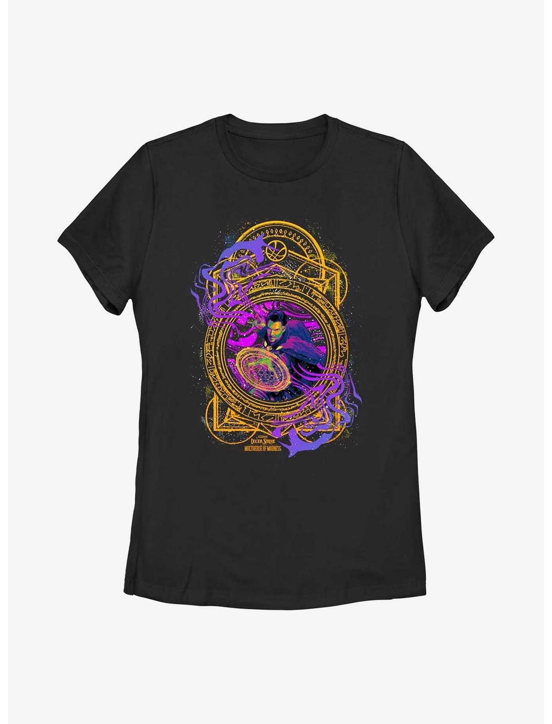 Marvel Doctor Strange In The Multiverse Of Madness Neon Spell Womens T-Shirt, BLACK, hi-res
