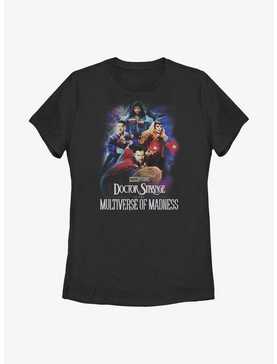 Marvel Doctor Strange In The Multiverse Of Madness Poster Group Womens T-Shirt, , hi-res