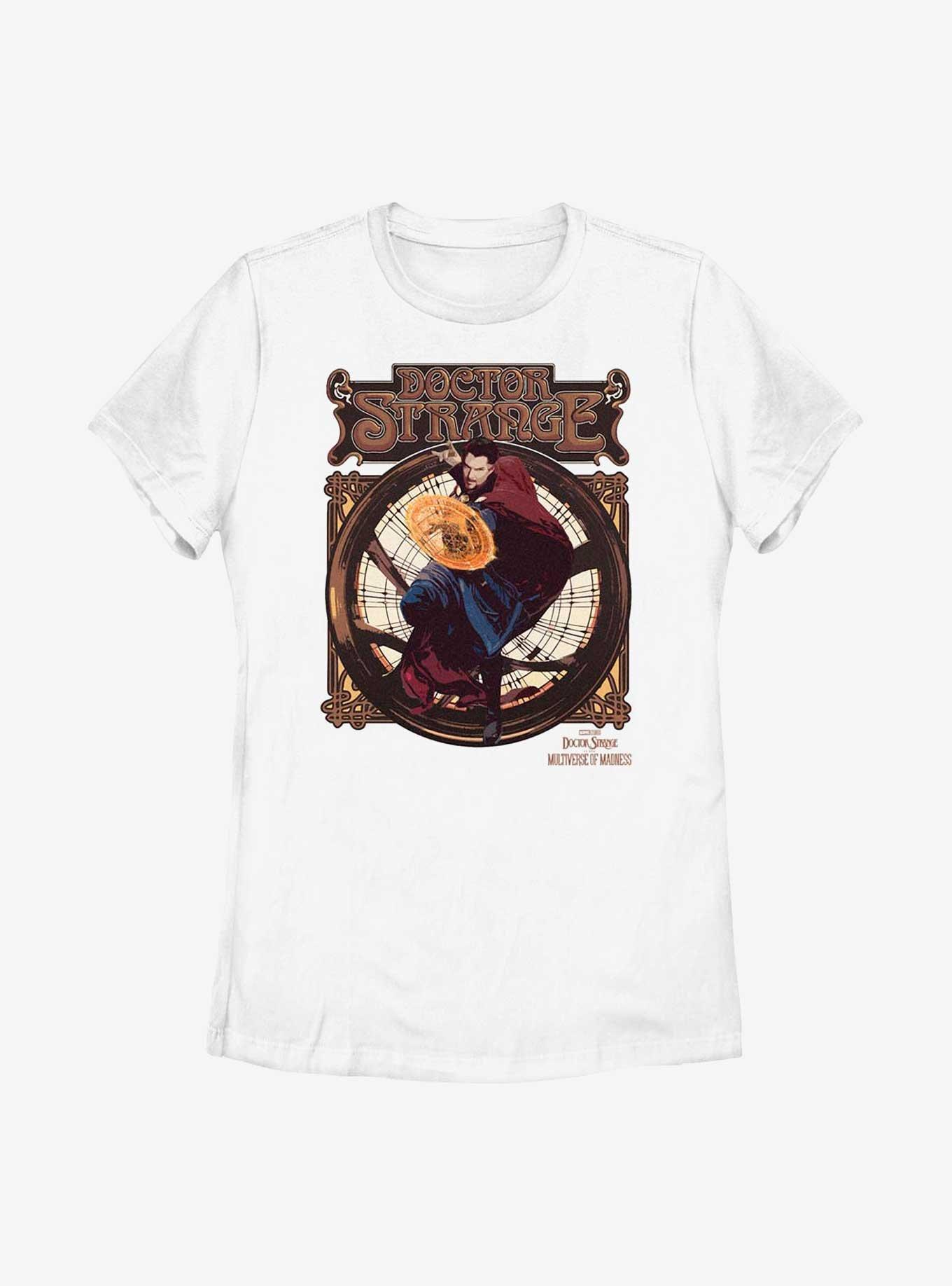 Marvel Doctor Strange In The Multiverse Of Madness Retro Seal Womens T-Shirt, WHITE, hi-res
