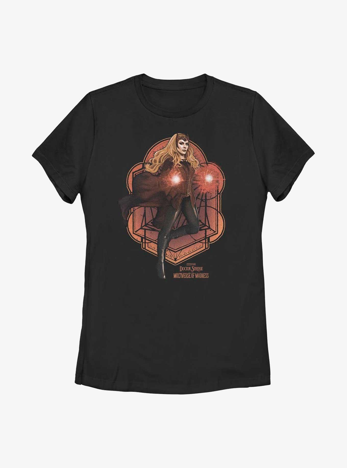 Marvel Doctor Strange In The Multiverse Of Madness Scarlet Witch Mandala Womens T-Shirt, , hi-res