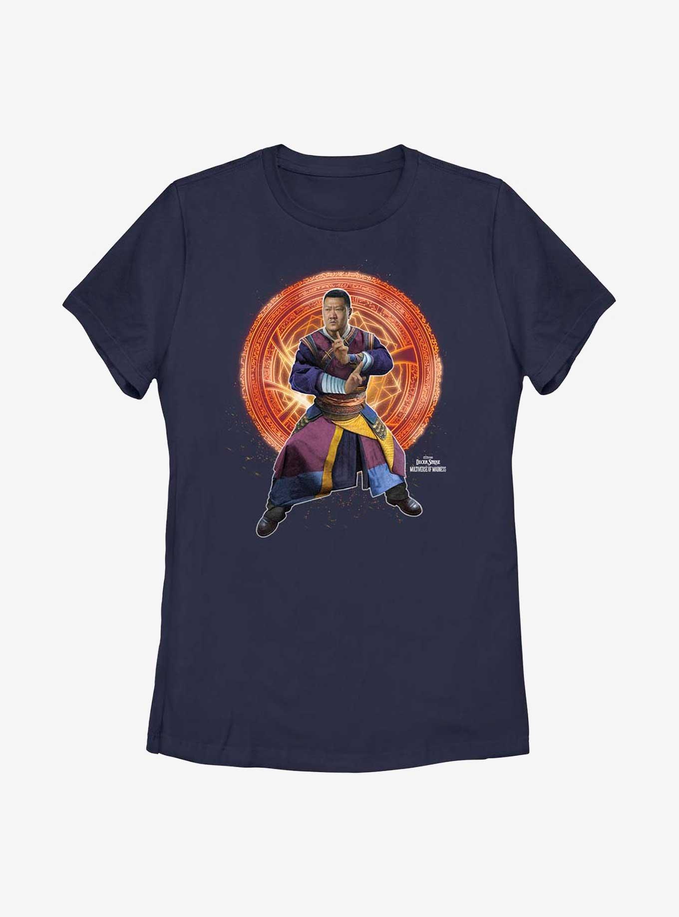 Marvel Doctor Strange In The Multiverse Of Madness Wong Hero Style Womens T-Shirt, NAVY, hi-res