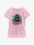 Marvel Doctor Strange In The Multiverse Of Madness America Chavez Hero Graphic Youth Girls T-Shirt, PINK, hi-res