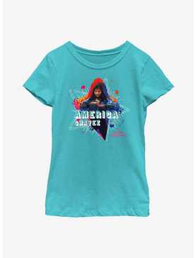 Marvel Doctor Strange In The Multiverse Of Madness America Chavez Paint Youth Girls T-Shirt, , hi-res