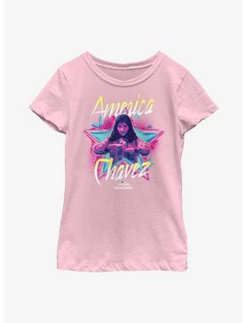 Marvel Doctor Strange In The Multiverse Of Madness America Chavez Star Youth Girls T-Shirt, , hi-res