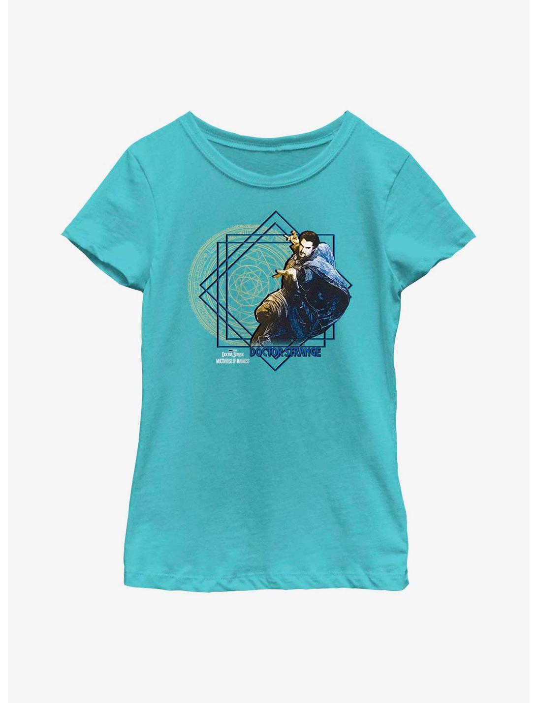 Marvel Doctor Strange In The Multiverse Of Madness Gold Portal Youth Girls T-Shirt, TAHI BLUE, hi-res