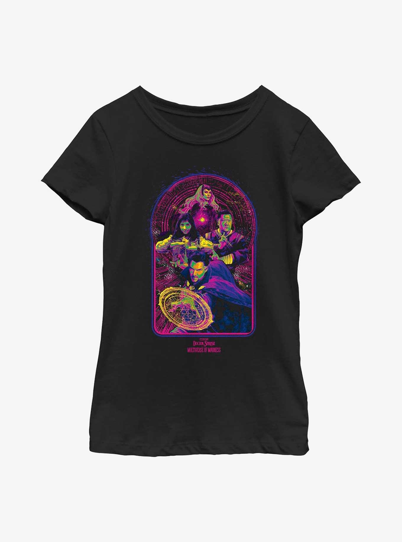 Marvel Doctor Strange In The Multiverse Of Madness Magic Pop Youth Girls T-Shirt, BLACK, hi-res